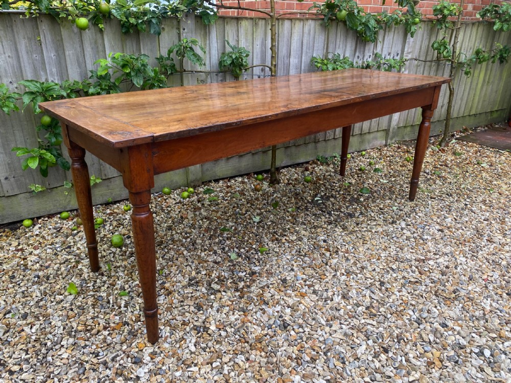 Large 19th Century Cherrywood farm table View III
