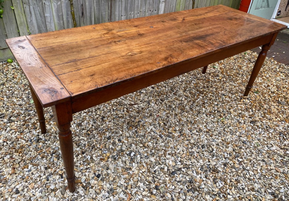 Large 19th Century Cherrywood farm table View V