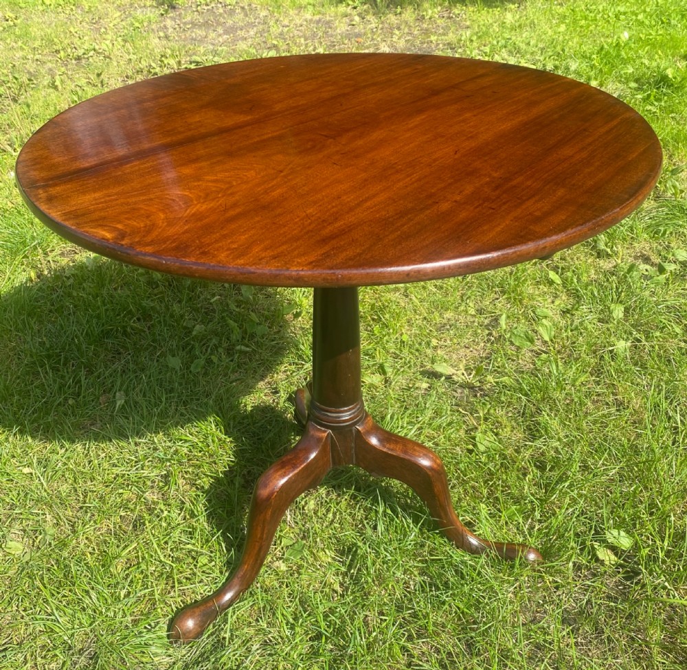 18th Century tilt top tripod table with birdcage 
