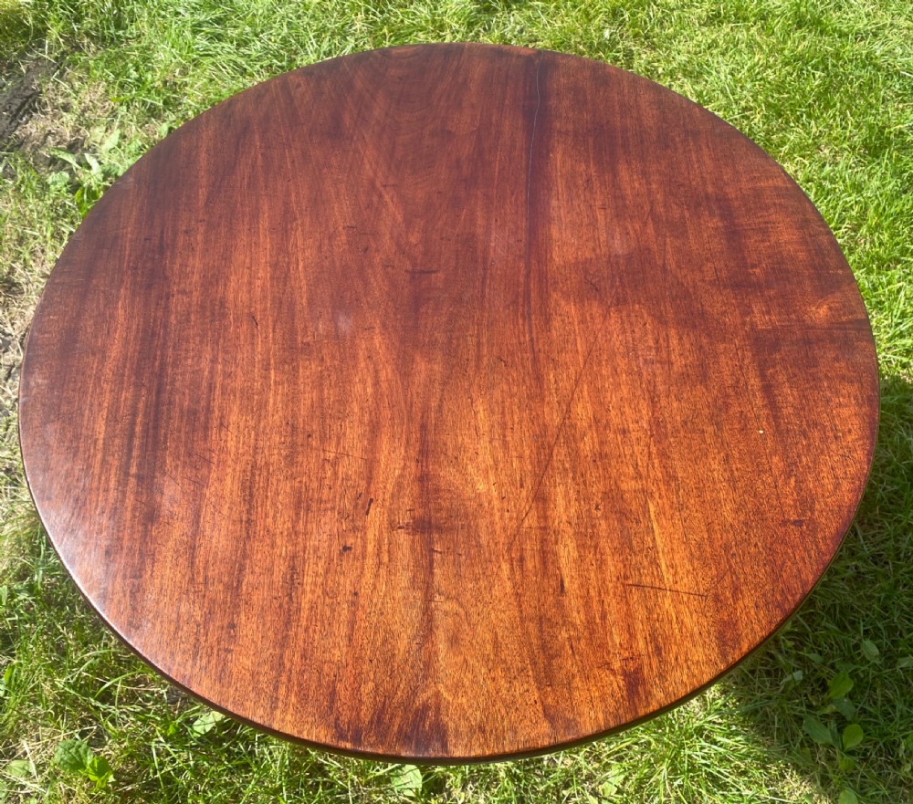 18th Century tilt top tripod table with birdcage  View II