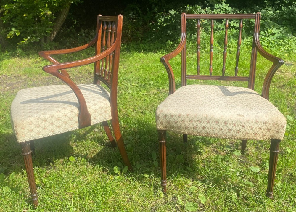 Pair of Sheraton armchairs  View III