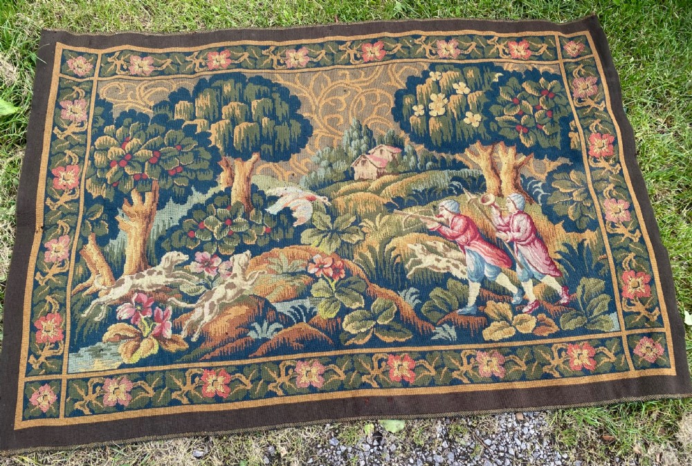 Decorative 19th Century Tapestry 