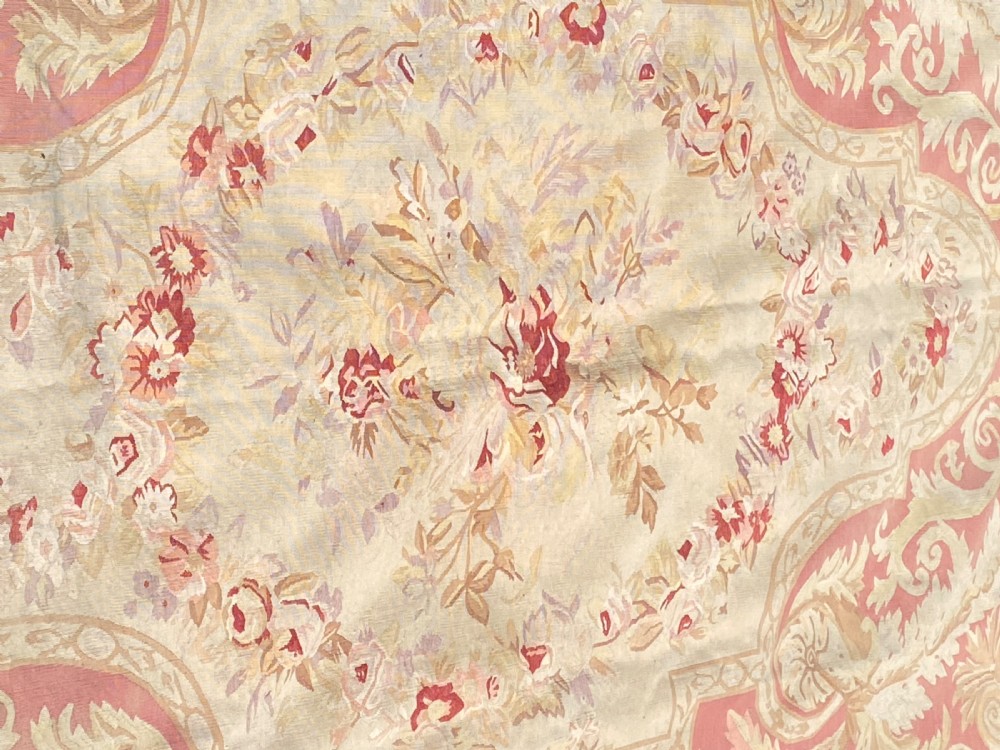 Large Aubusson carpet or wall hanging  View II