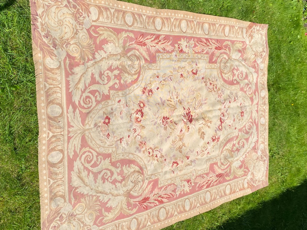 Large Aubusson carpet or wall hanging  View V