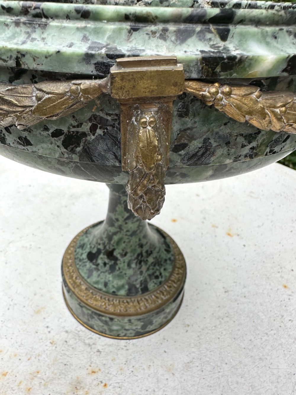 Marble & Bronze Taza  View II