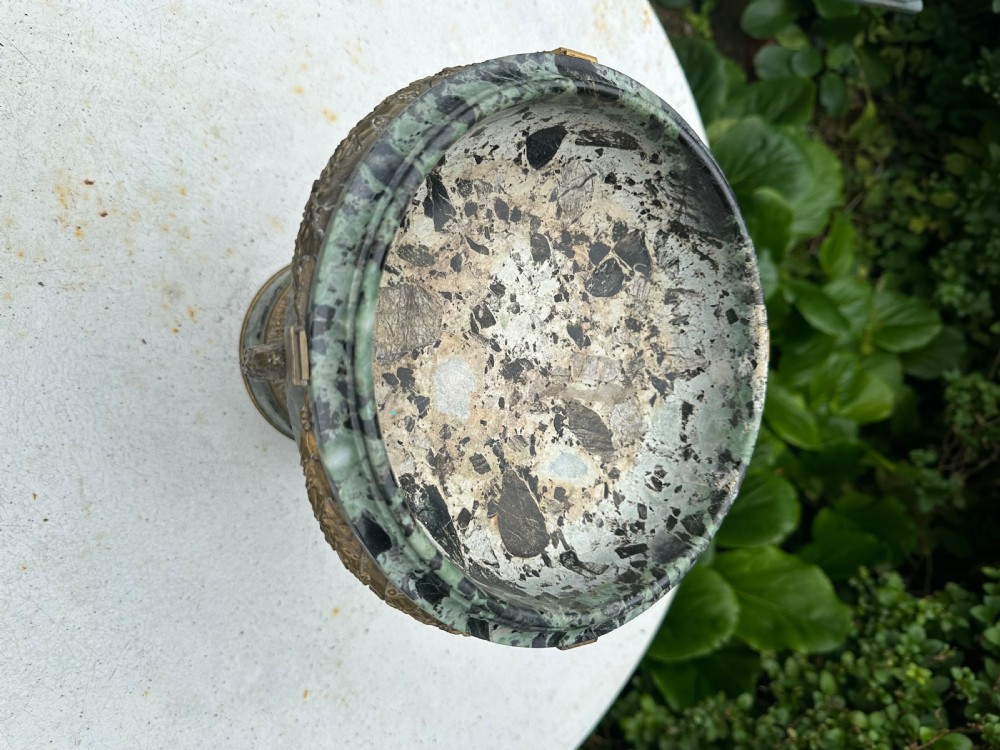 Marble & Bronze Taza  View V
