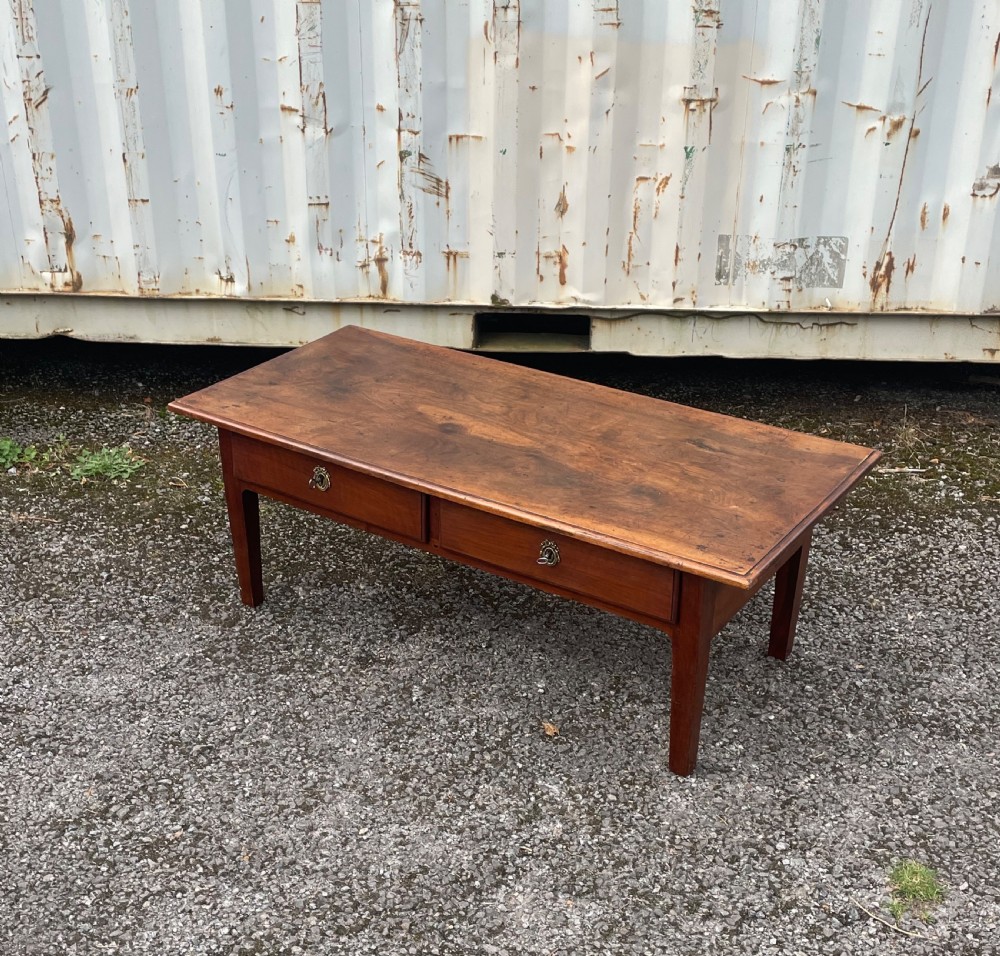 French Walnut Coffee Table  View II