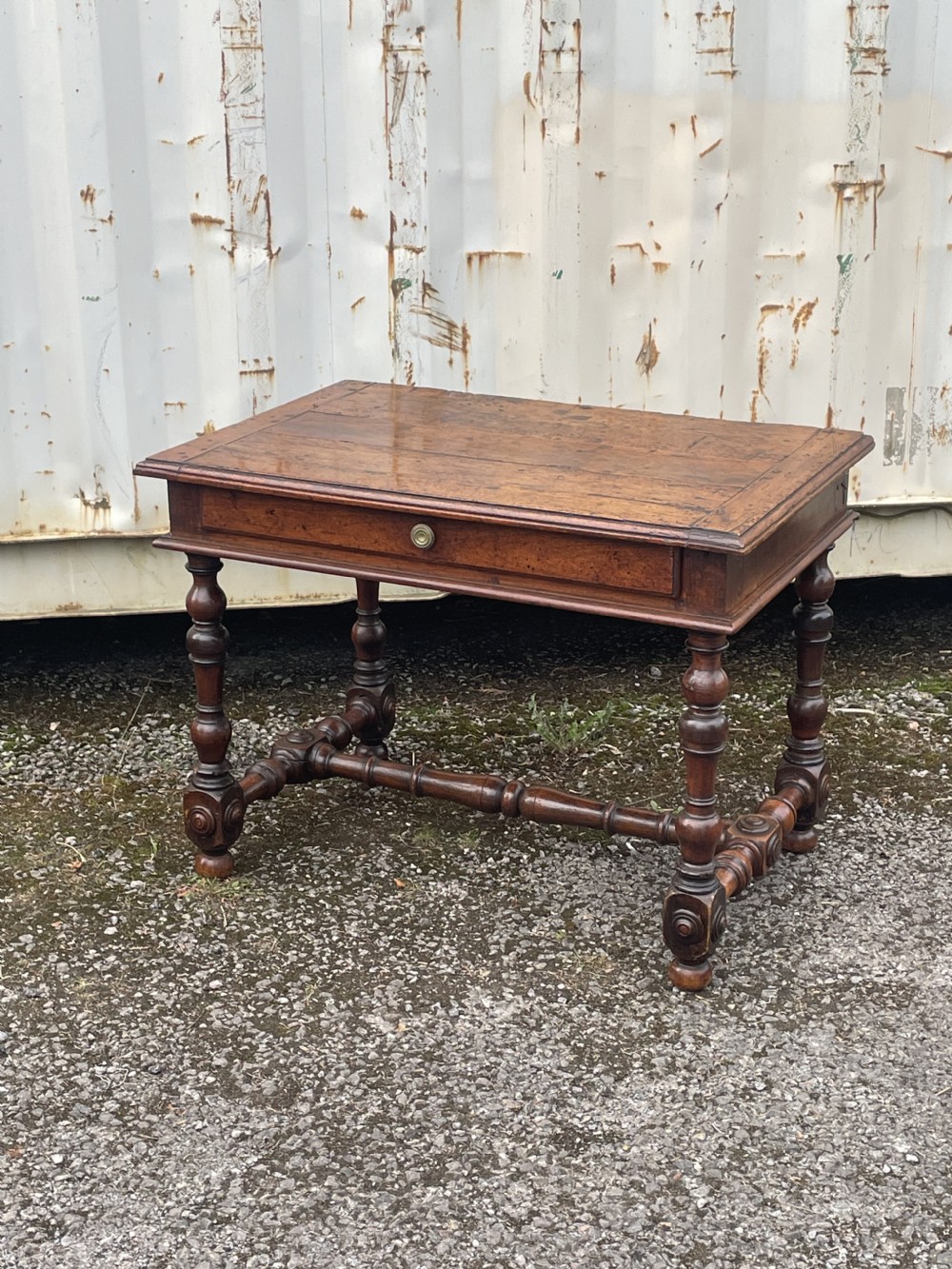 Louis XIV Walnut Side Table 