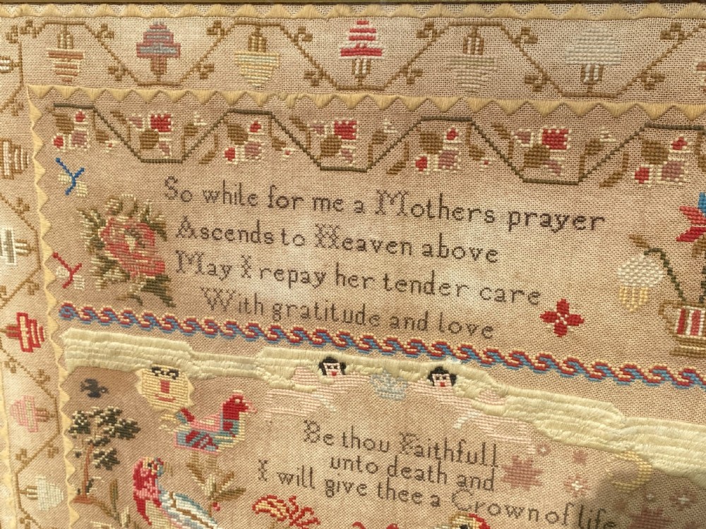 Mid 19th Century Sampler View II