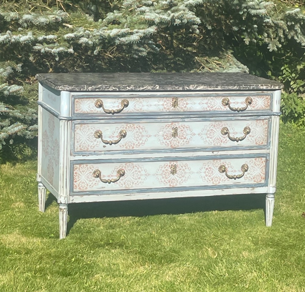 Louis XVI Period Painted Commode  View II