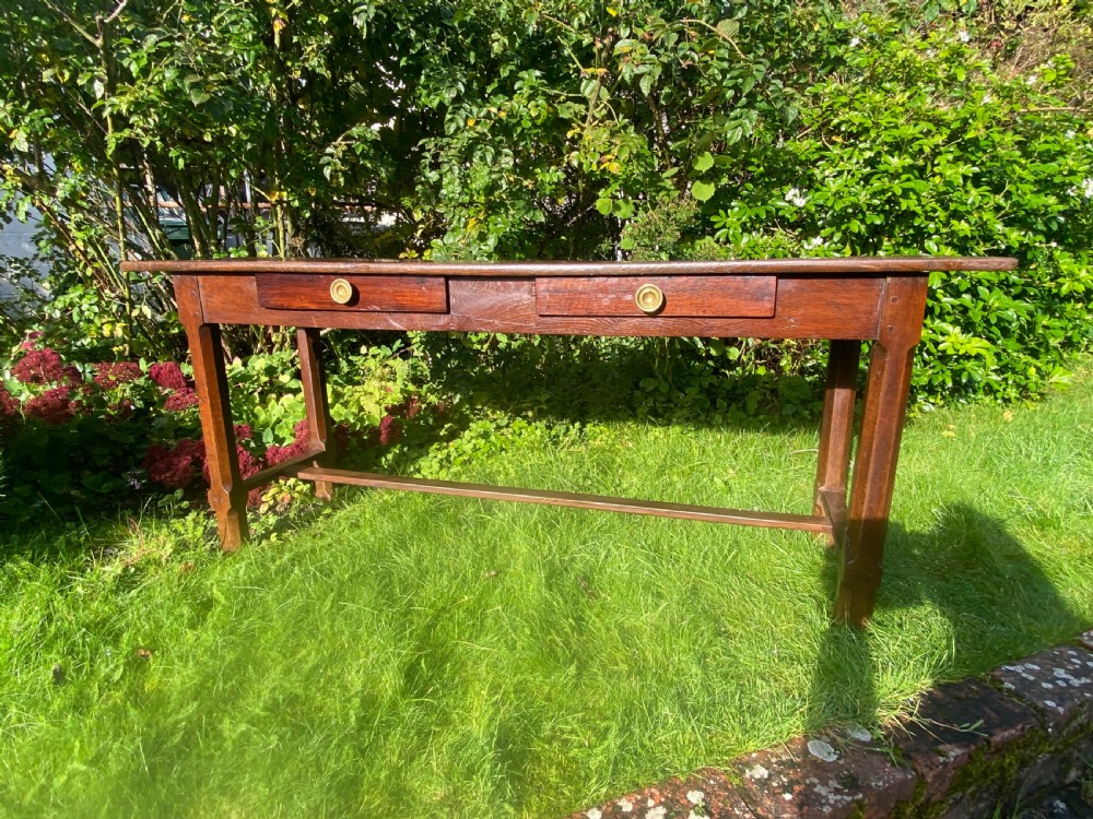 French server or serving table in oak  View V
