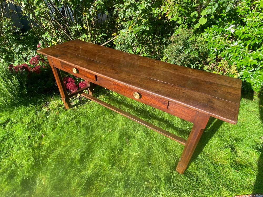 French server or serving table in oak  View VII
