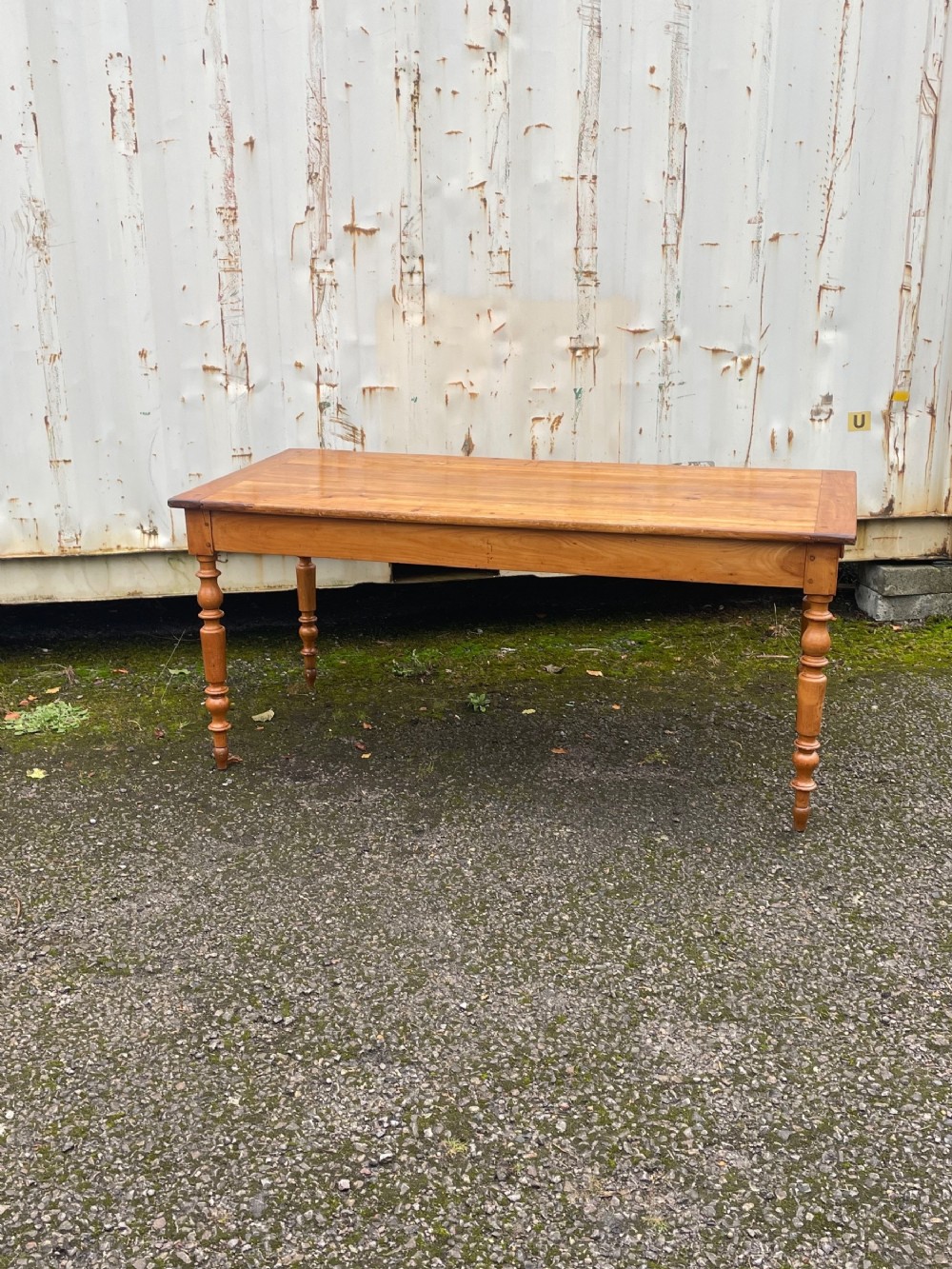 French Cherrywood Farm Table 