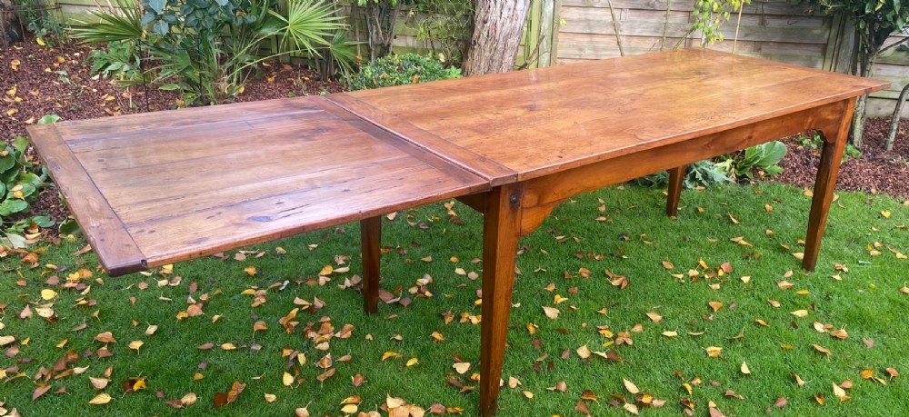 French Farm table with leaf View IX