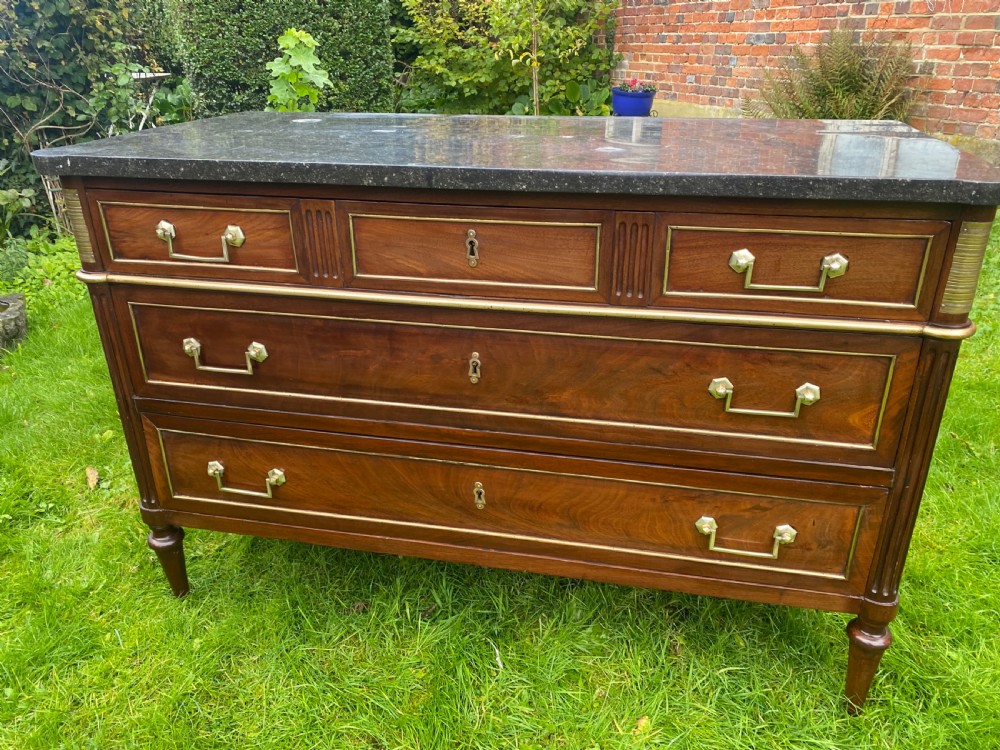 Louis XVI mahogany commode
