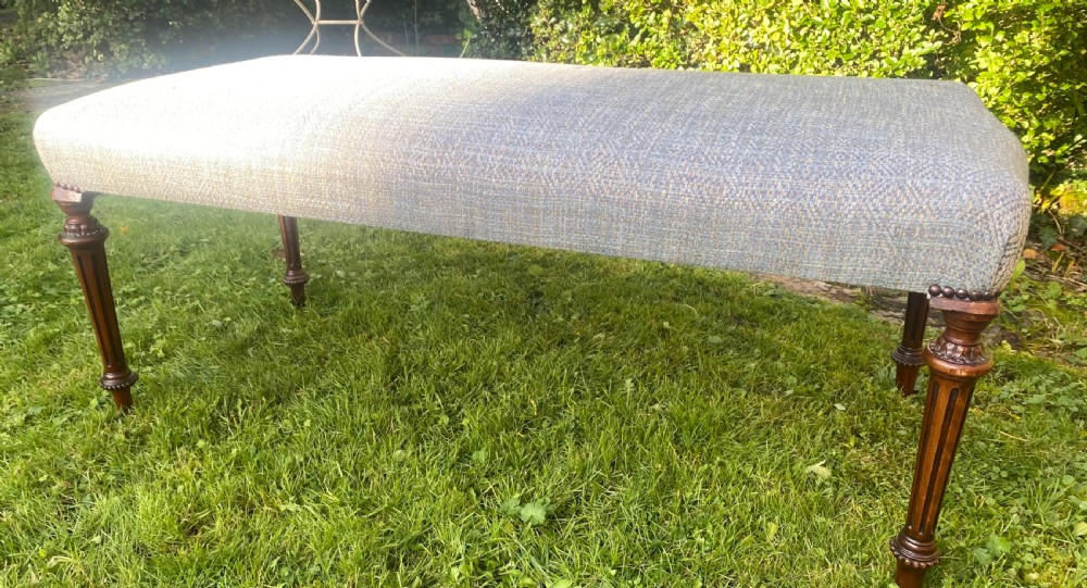 Long walnut Stool  View II