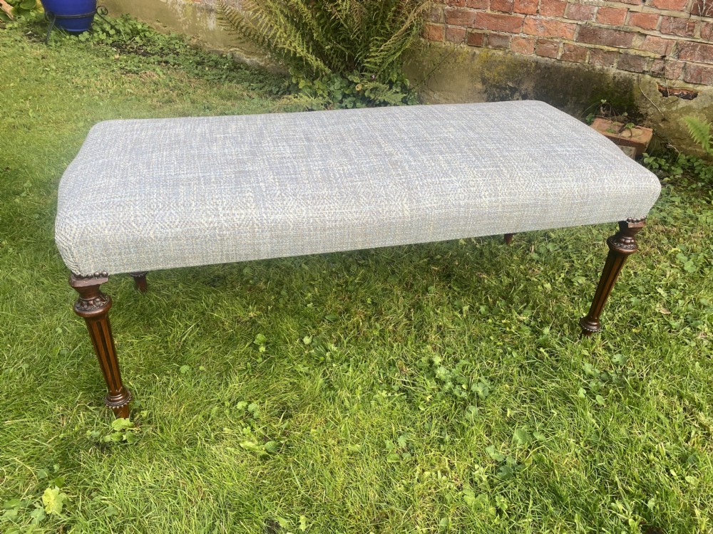 Long walnut Stool 