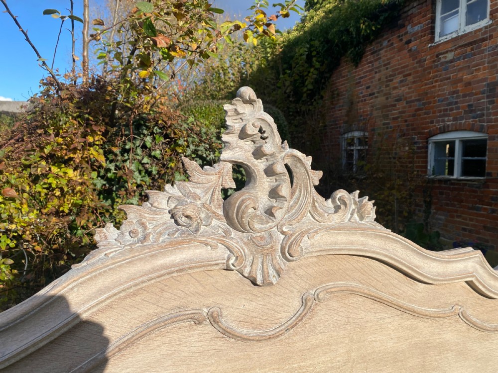 Kingsize limed oak French bed View VI