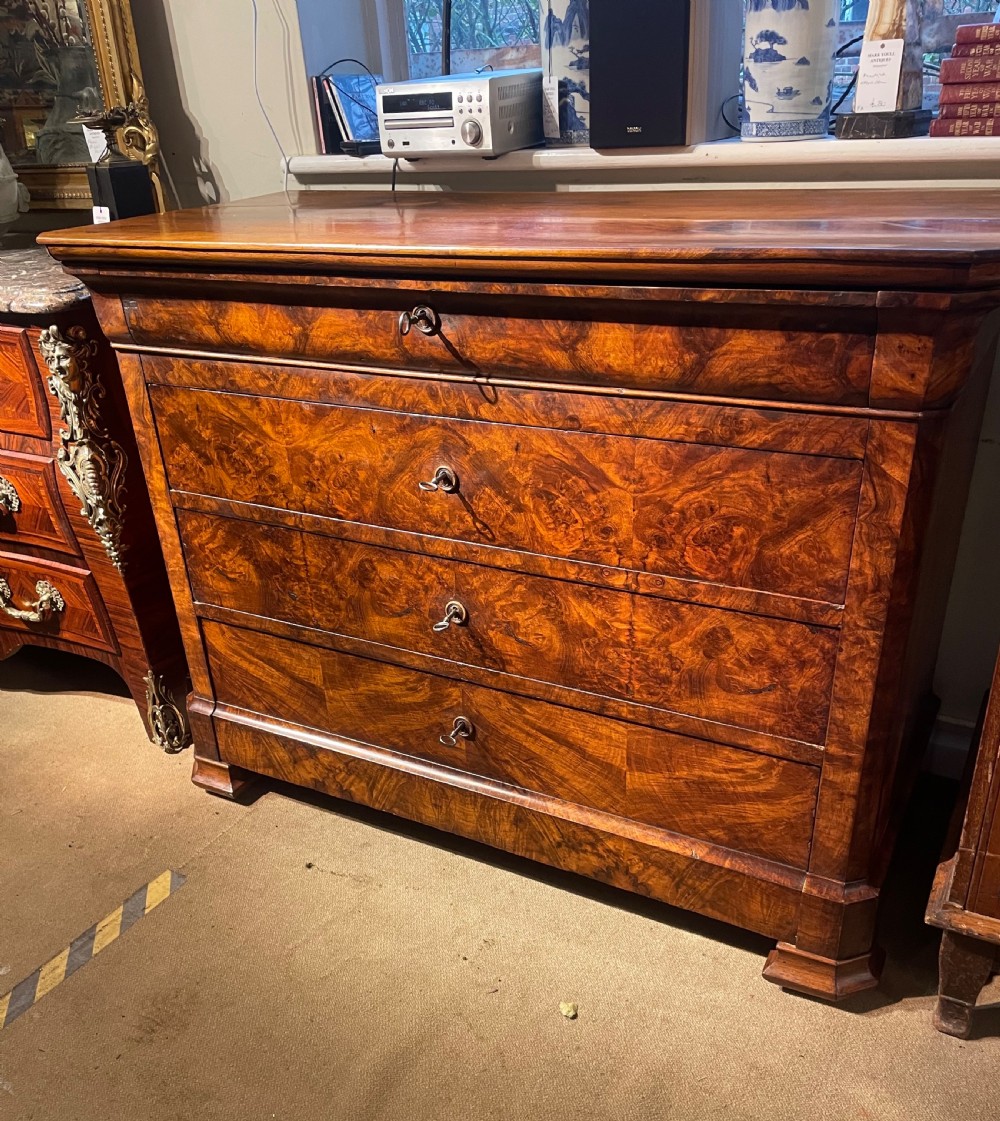 19th Century French Walnut Commode 