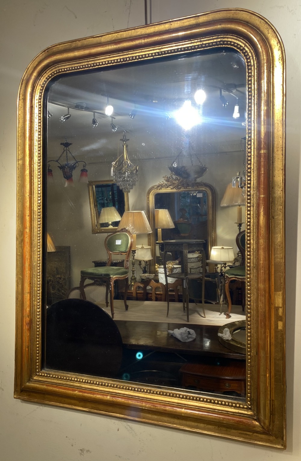 Small Louis Philippe gilt mirror