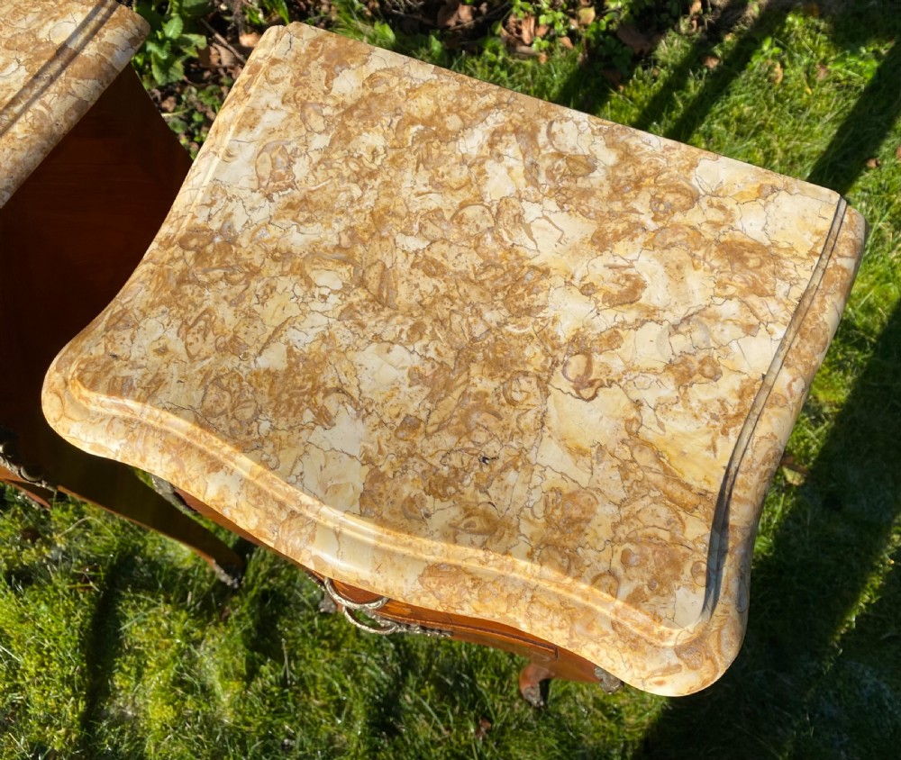Pair of marquetry bedside tables  View VI