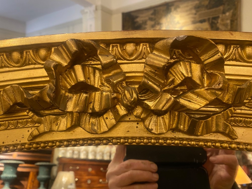 19th Century gilt mirror  View V