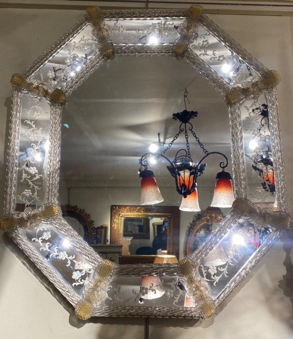 Venetian Murano mirror View IV