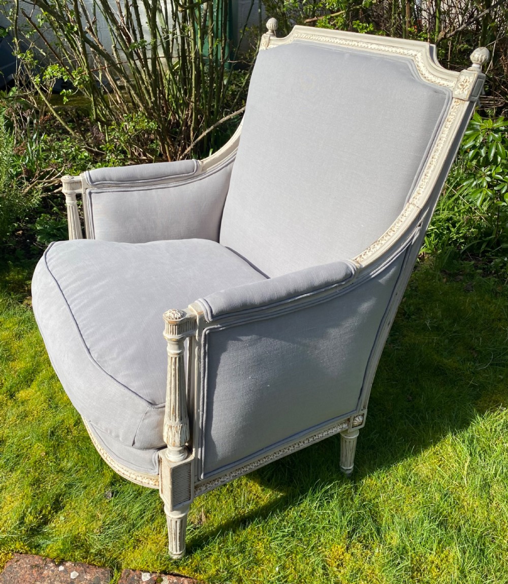French painted marquise or love seat View IV
