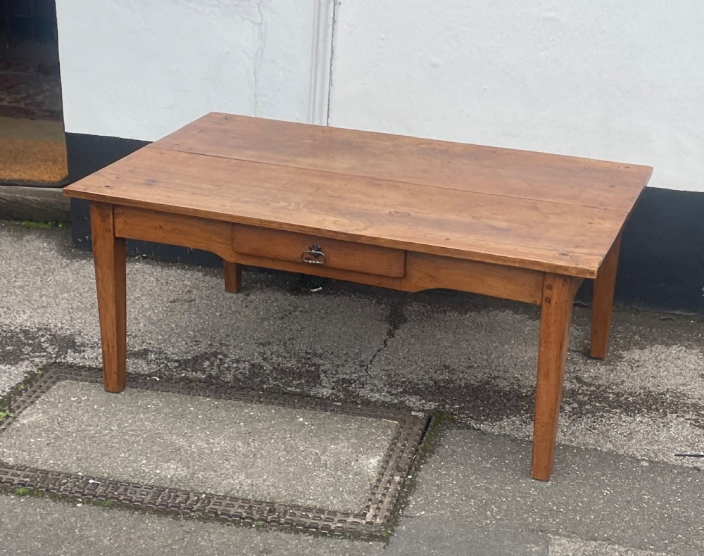 French Elm Coffee Table 