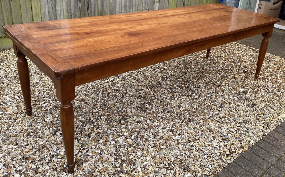 Very large farmhouse table in cherrywood 