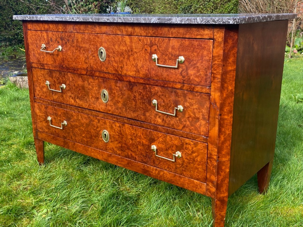 18th Century burr walnut French Commode  View II