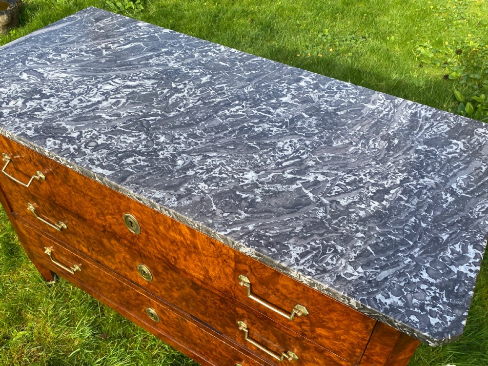 18th Century burr walnut French Commode  View VII