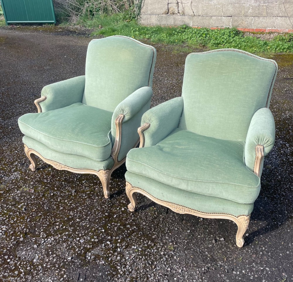 Pair Of Louis XVI Style Armchairs 