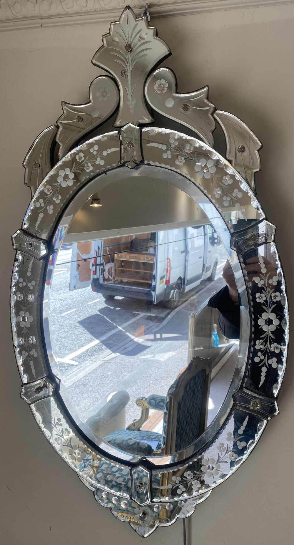 Oval Venetian Mirror