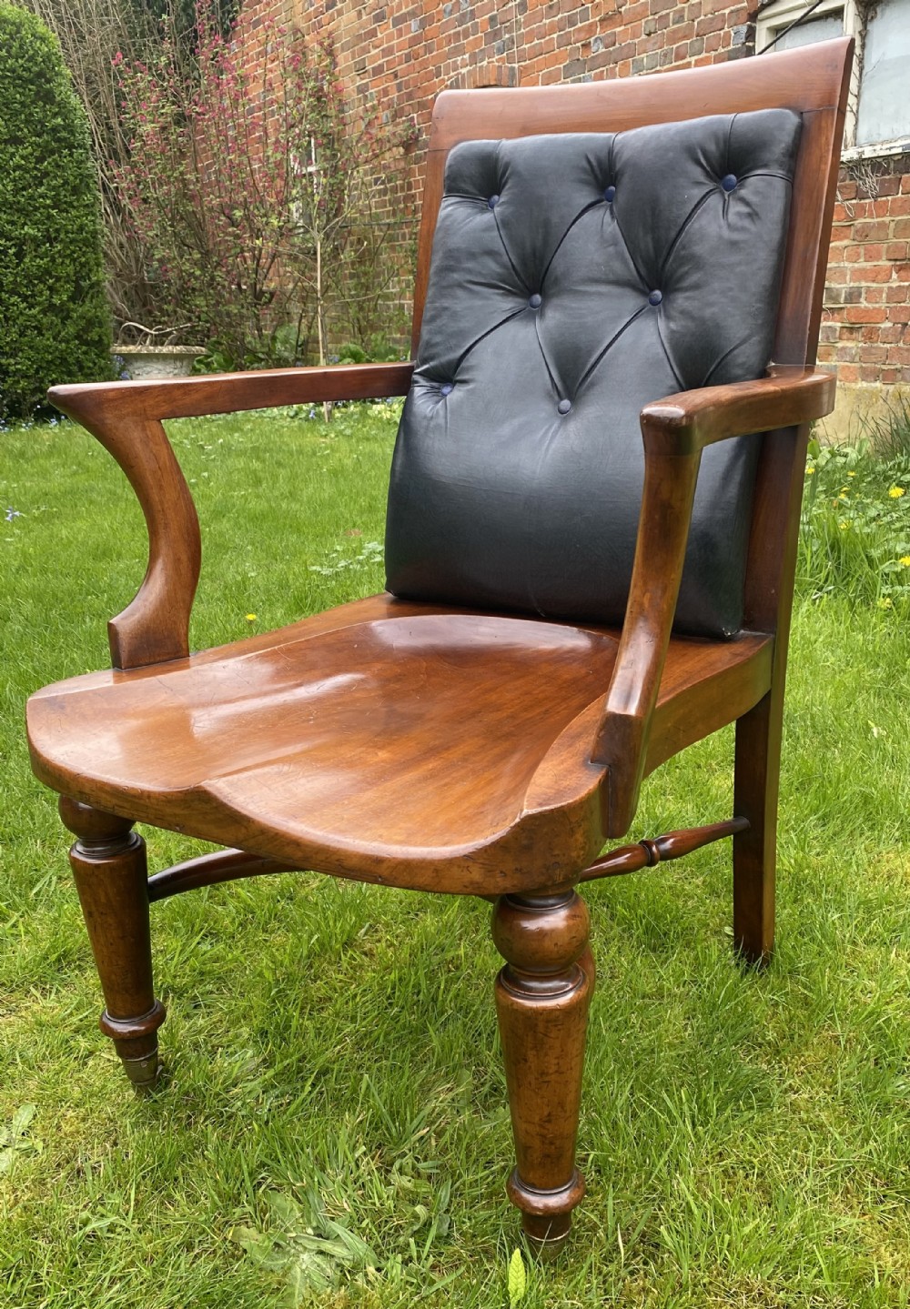 Mahogany library or desk chair 