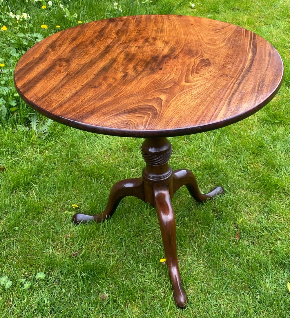 18th Century Cuban Mahogany tripod table