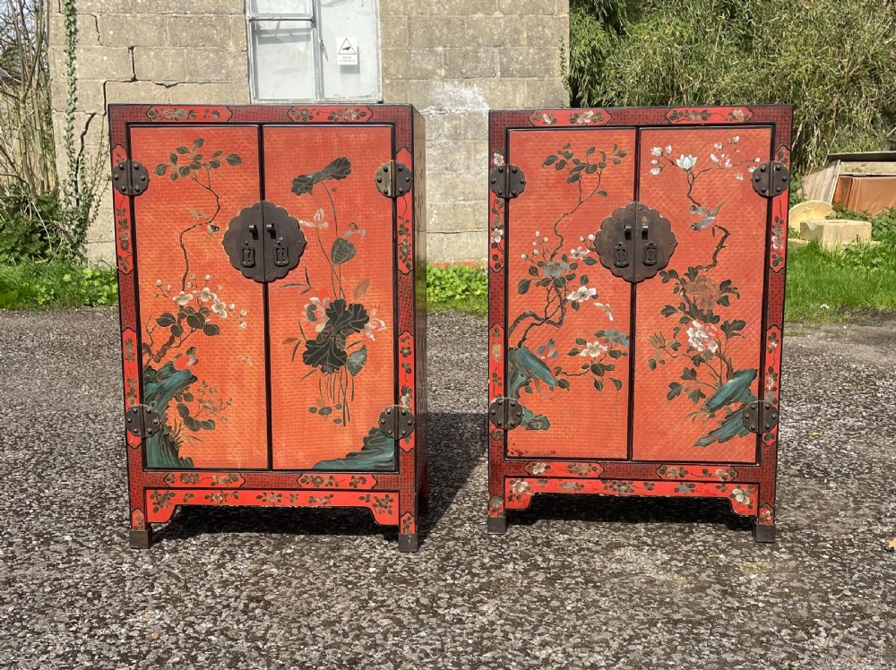Pair of lacquer cabinets  View II