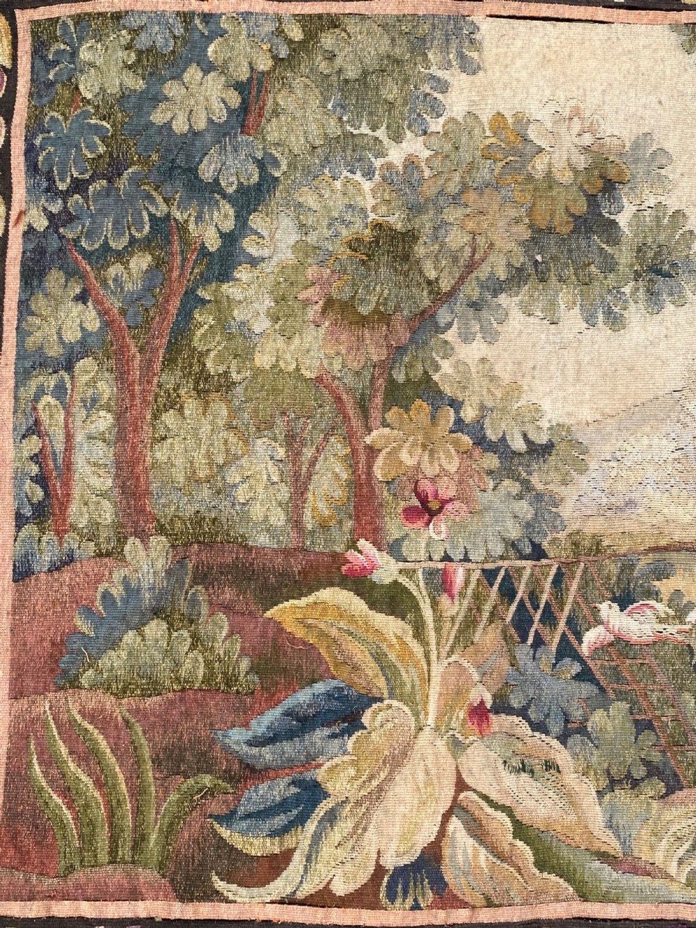 Signed Aubusson 18th Century Tapestry  View VI