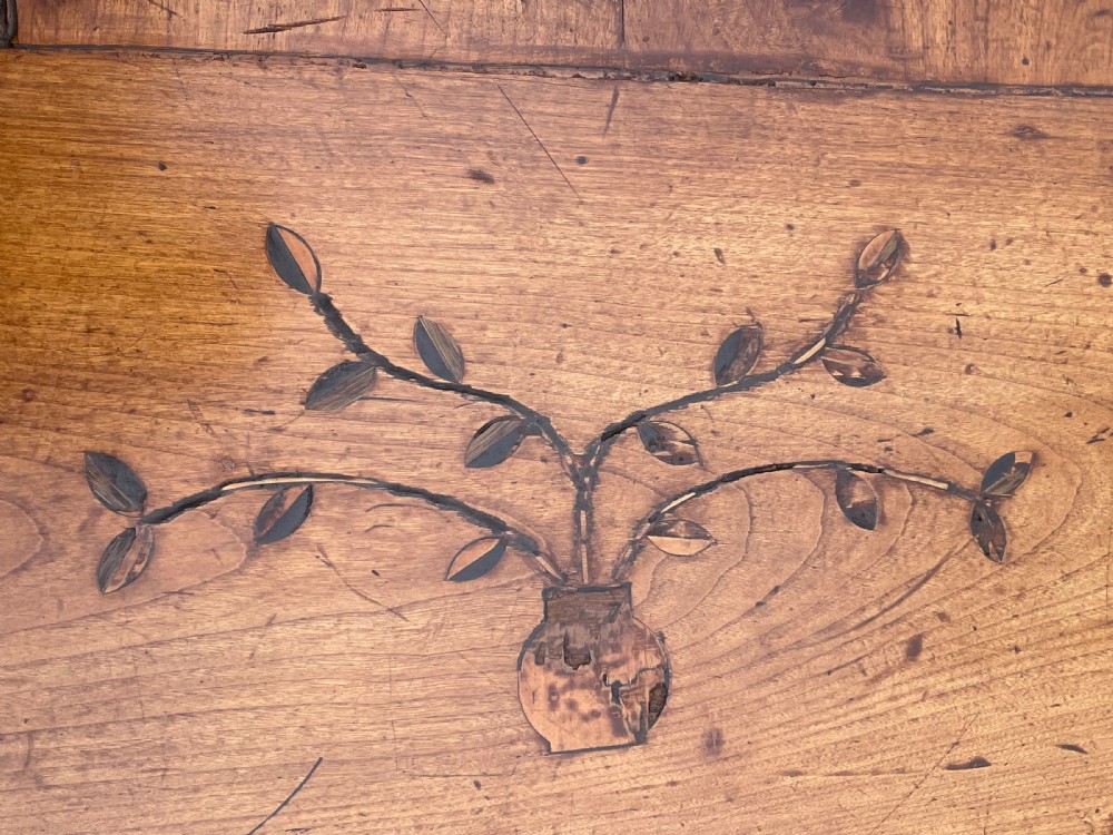 French 19th C  Cherrywood Farm Table  View V