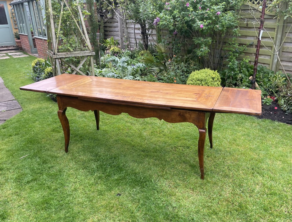 French 19th C  Cherrywood Farm Table 