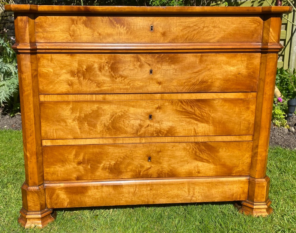 French commode in satin birch