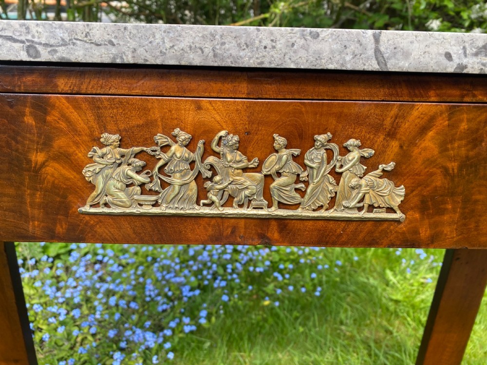 French empire console table View VII