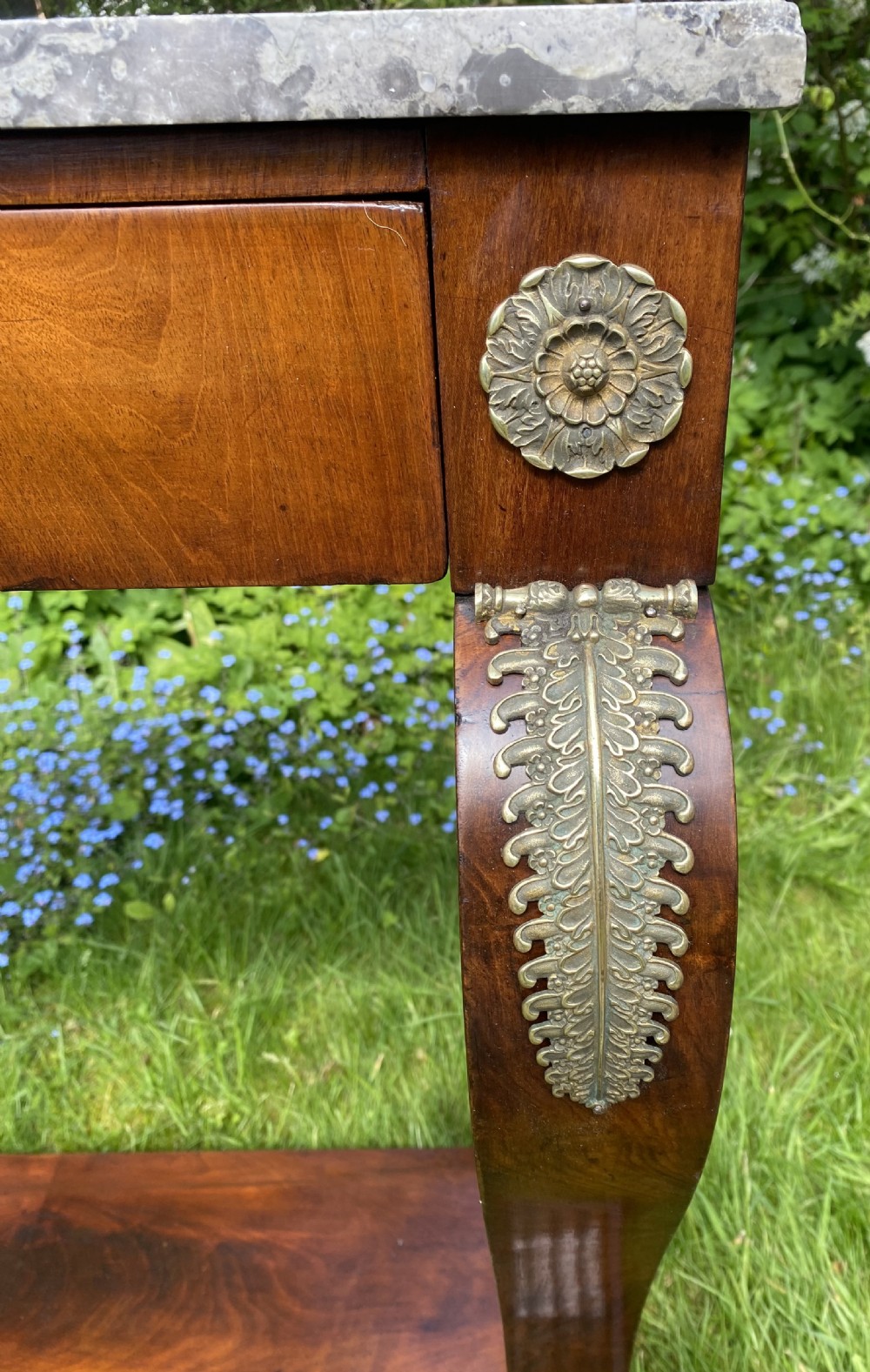 French empire console table View VIII