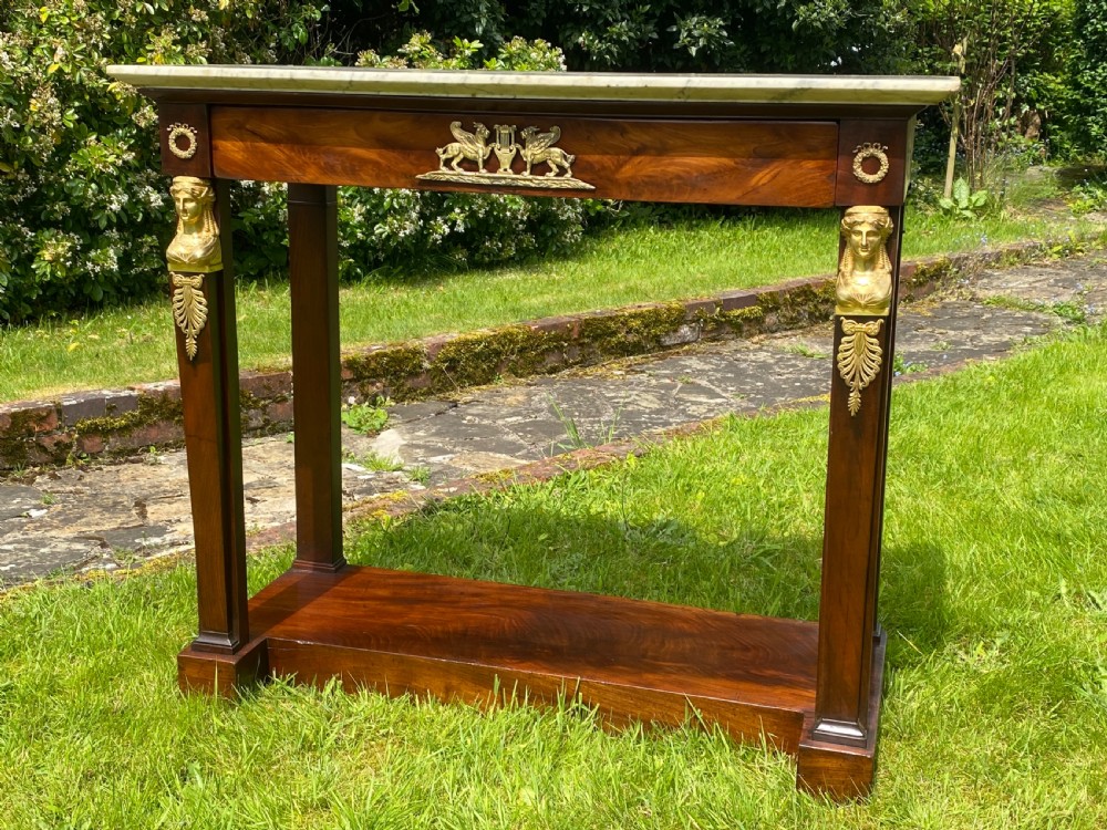 French Empire Console Table