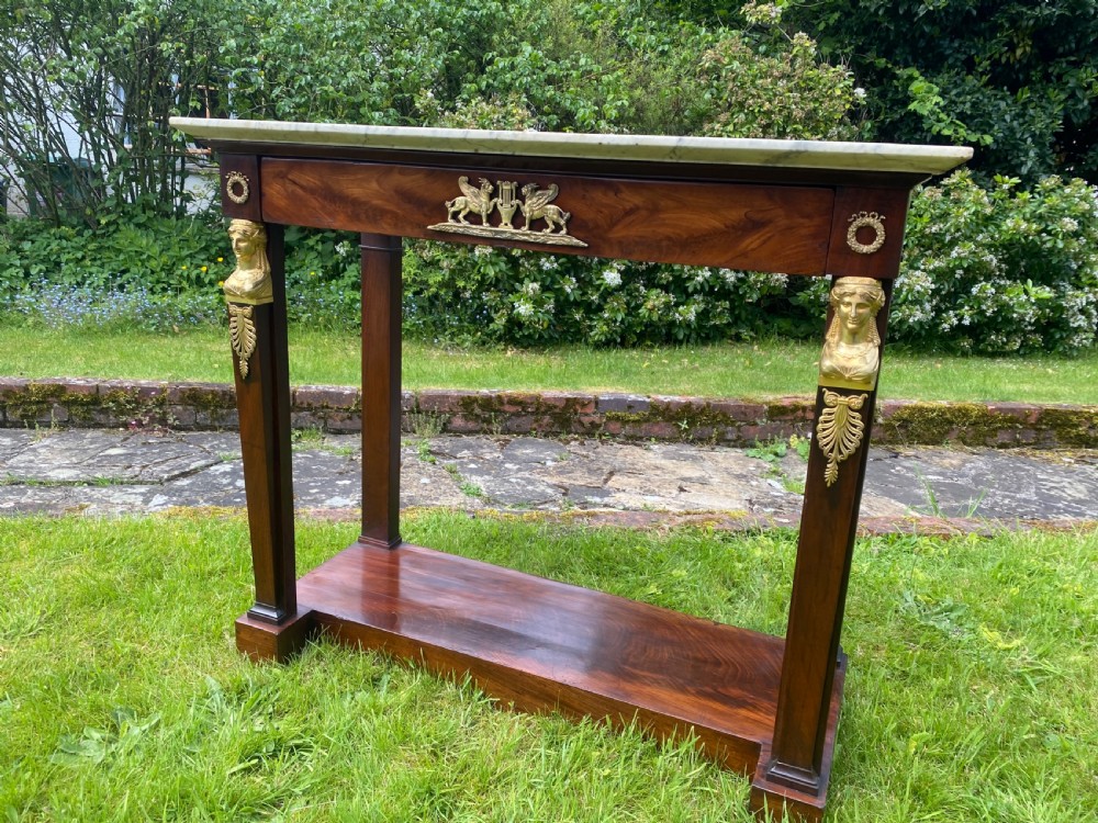French Empire Console Table View VI