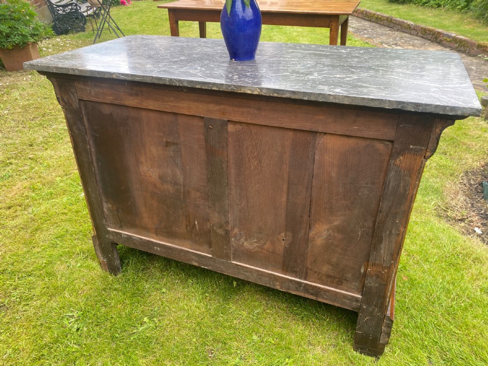 Louis Philippe burr walnut commode  View IV
