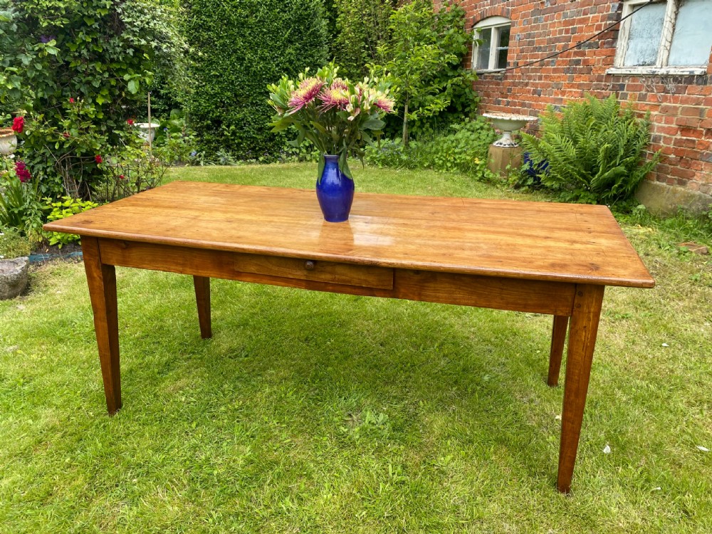 Farmhouse table in cherrywood  View V