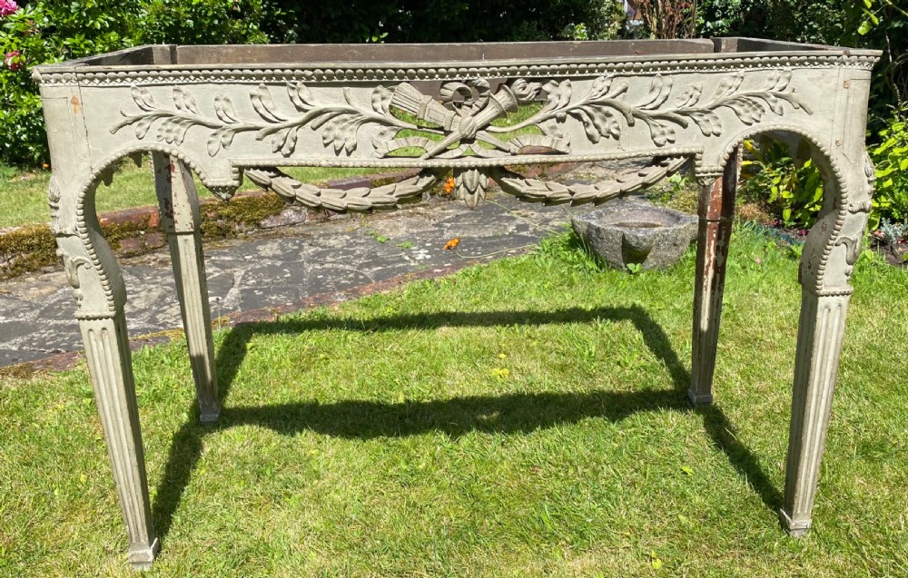 18th Century carved console table View IV