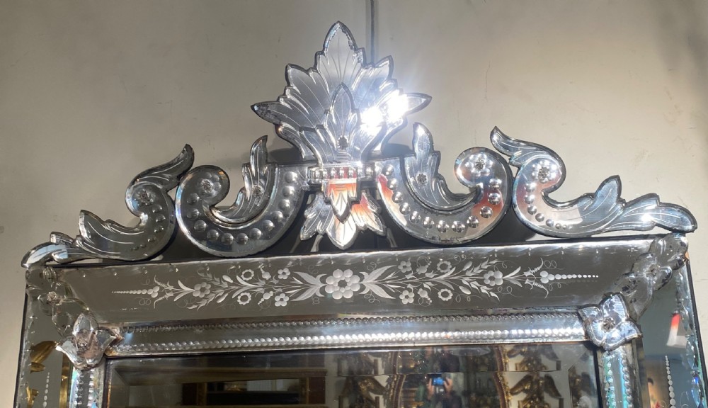 Engraved Venetian mirror  View II