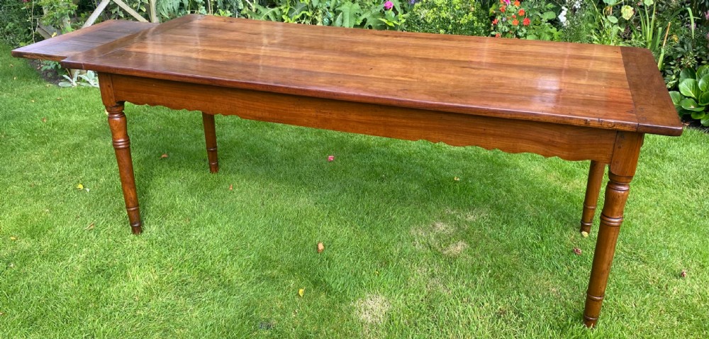 Large farmhouse table in cherrywood  View IV